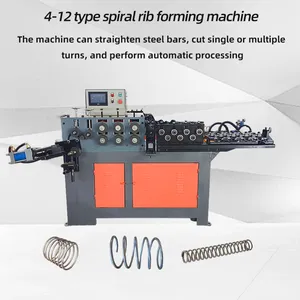 Spring Rib Forming Machine for Photovoltaic Power Generation CNC Spiral Rib Bending Machine 4-12mm Spring Machine