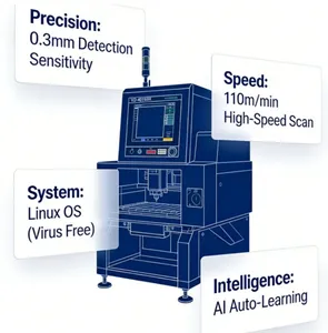 Custom Defect Detection X Ray Machine for Hole Void Insect Inspection