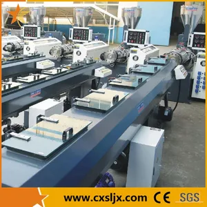 Double Strand PVC/UPVC Conduit Electric Pipe Extrusion Line Two Cavity PVC Pipe Making Machine