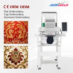 Good Quality Automatic High Speed Computerized Mini Cap Embroidery Machine 1200 Rpm Printing Shops Retail Factory Price