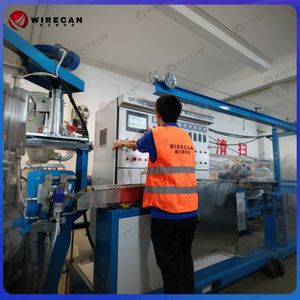 Data Cable Making Machine PVC Plastic Insulating Cable Machine Extrusion Production Line