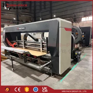 Fast Order Change Computerized Automatic Carton Box Making Folder Gluer Stitcher Machine for Retail Cartons