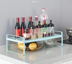 Modern Metal Retractable Tabletop Display Racks Spice Rack