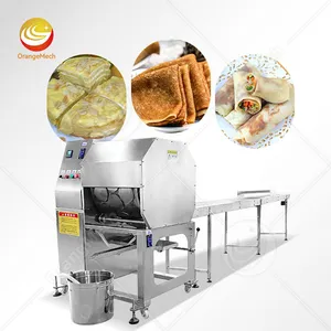 Spring Rolling Skin Crepe Pancake Wrapper Making Forming Production Machine Injera Processing Machine