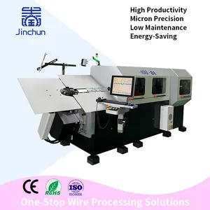 Next Gen 6mm Automatic Spring Making Machine with Touch Screen Control Wire Bending Machine 3D Wire Bending Machine