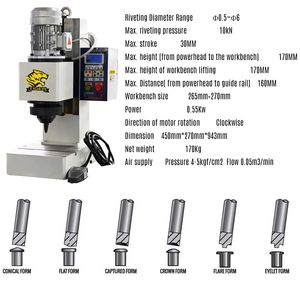 Automatic Riveting Machine Fastener Rivets Pneumatic Orbital Radial Riveting Machine