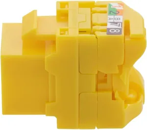 CAT6A RJ45 Ethernet Network Cable Termination UTP Connector Module Keystone Jack