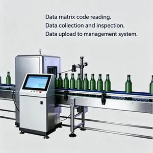 Three-Layer Code Linked Full Traceability Line Can Pull Tab Data Matrix Label Auto Packing Pallet Coding Vision Inspection Data Upload System