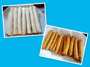 Small Scale Folded Real Spring Roll Making Machine