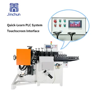 Fully Automatic CNC Wire Ring Making Machine Butt Welding for Rings Circle Bending Loop Spring Forming