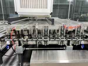 Sanken Horizontal Glass Washing Machine with High Pressure Wind Drying System