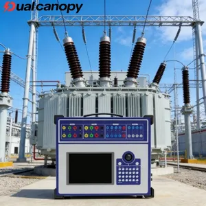 Six Phase Protection Relay Test System Automatic Secondary Injection Testing Equipment 6 Phase Tester