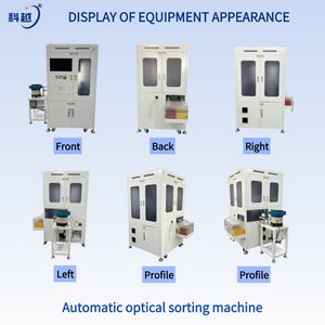 Fully Automatic Loading Optical Imaging Component Glass Turntable Detection Plastic Defect Optical Sorting Machine