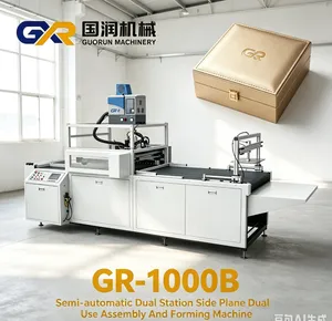 Gr-1000b Semi-Automatic Dual-Station Rigid Box Assembly Machine