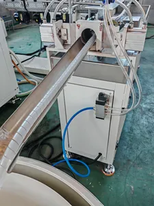 Automatic Soft Rib Helix Wire Protection Hose Pipe Tube Extruder Making Machine
