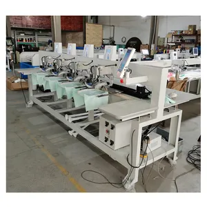 Automatic 4 Colour Rhinestone Non Hot Fix Fix Setting Machine Velvet Fax Ultrasonic Welding DMC Hotfix Sticker Making Machine