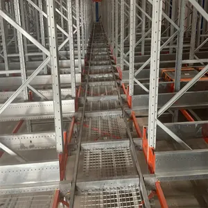 High Speed Automated 4 Way Pallet Shuttle Rack for Smart Supply Chain Warehouse Storage System