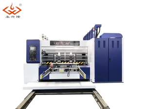 High Speed Automatic Four Color Printer Die Cutter Slotter Box Printing Machine with Stacker Machine
