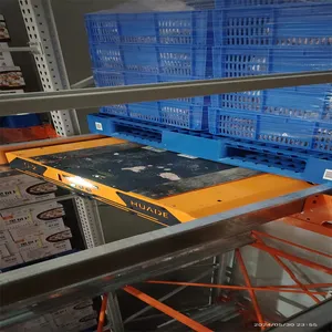 High Speed Automated 4 Way Pallet Shuttle Rack for Smart Supply Chain Warehouse Storage System