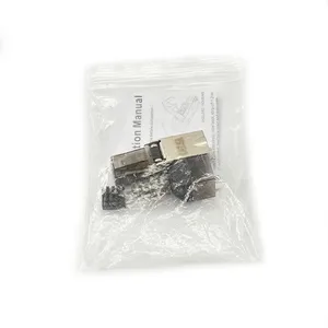 Easy-Install FTP CAT6A 8P8C Shielded Modular Outlet Module
