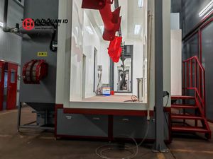High Work Efficiency Fast Color Changing Powder Coating Booth System