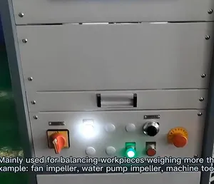 Compact Touch Screen Vertical Balancing Machine for Small Disc Rotors