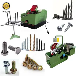 Automatic Bolt and Screw Making Machine with Thread Rolling