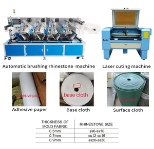 Diamond Multi-Color Automatic Rhinestone Pattern Making Machine Automatic Rhinestone Transfer Sticker Machine