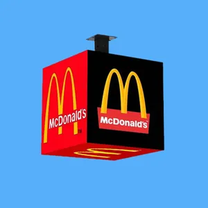 Logo Customized Interactive High Definition Fixed High Refresh Rate High Resolution Commercial Complete LED Dynamic Display Cube