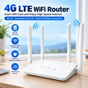 4G SIM Router 4G LTE Wireless Broadband WiFi Router