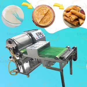 Lumpia Spring Roll Machine Automatic Spring Roll Wrapper Machine Home Use Automatic Maker