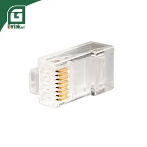 Geteknet OEM ODM RJ45 Network Plug CAT6 CAT6A Ethernet Modular Connector UTP RJ45 Modular Plug