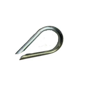 Galvanized Industrial Rustproof Spring Retaining Wire Rope Thimble Factory Supply