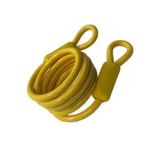 Versatile Spring Coated Wire Rope Retractable Tool Lanyard for Office Event Use