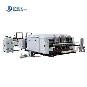 Full Automation PLC Control Corrugated Carton Making Stitching Machine with Counting Function