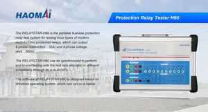High Precision 6-Phase Relay Testing System for Protection