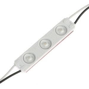 High Power 110V AC 1.5W LED Module Light with Lens 3-LED Inject Module for Advertising Sign Light Box