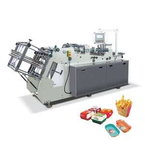 Small Pizza Box Making Machine Carton Machine Custom Burger Boxes Folder Gluer