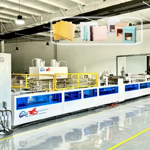 Full Automatic Cake Box Bottom Tray Base Mat Three PCS Into One PCS Making Forming Machine