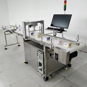 Fully Automatic Qr Code Data Collection Multi-Lane Sorting Inspection Auto Reject Machine