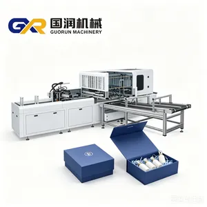 Fully Automatic Integrated Box Assembly Machine for Rigid Book-Style Box