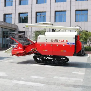 100-120HP Rice Combine Harvester with Fast Unloading System