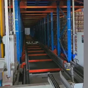 Cold Storage Warehouse Rack Solution Heavy Duty Radio Shuttle Pallet Rack System