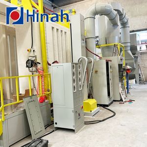 Powder Coating Booth Cyclone Easy Maintain Fast Change Powder Coating Spraying System