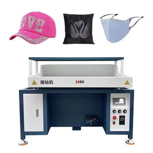 Automatic Rhinestone Shaking Machine Hotfix Rhinestone Template Brushing Machine Supplier