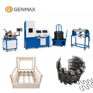 High Speed Automatic Sofa Zig Zag Spring Making Machine