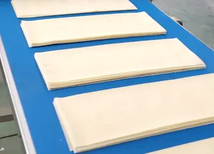 Spring Roll Skin Making Machine Square/Rectangle Shape Spring Roll Wrapper Production Line