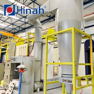 Powder Coating Booth Cyclone Easy Maintain Fast Change Powder Coating Spraying System