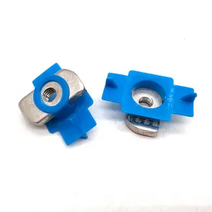 Stainless Steel Channel Spring Plastic Wing Nut for Solar Energy System