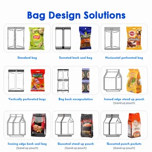 Automatic Rice Bagging Machine Vffs Vertical Rice Bag Packing Machine Rice Bag Sealing System